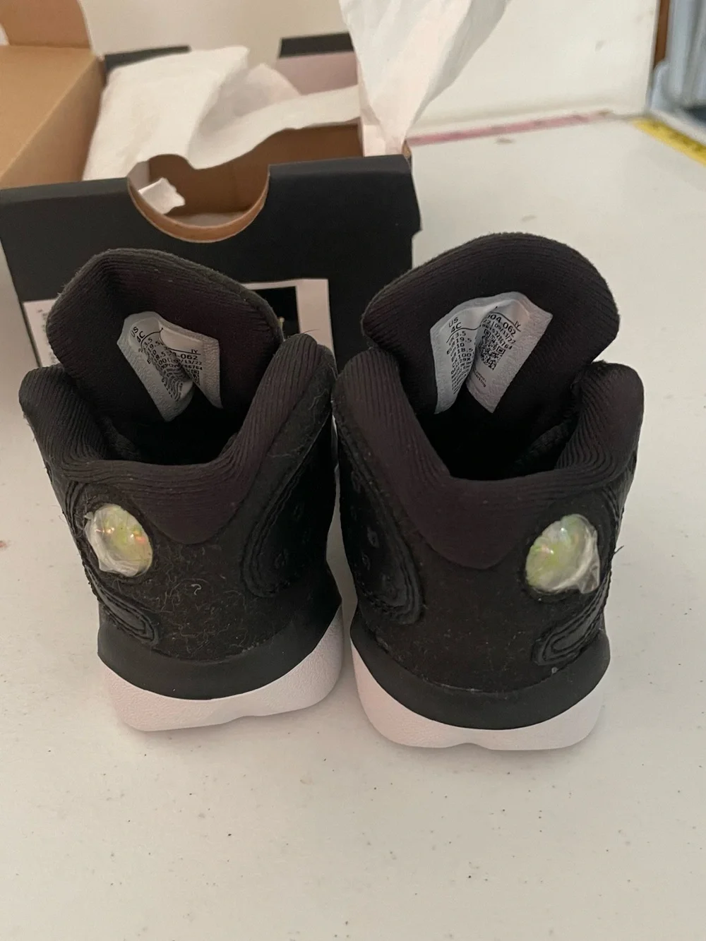 Jordan 13 Retro (td) 4c Black-true Red-white